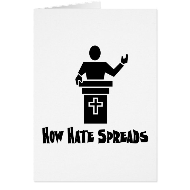 Hass von der Kanzel (Vorne)