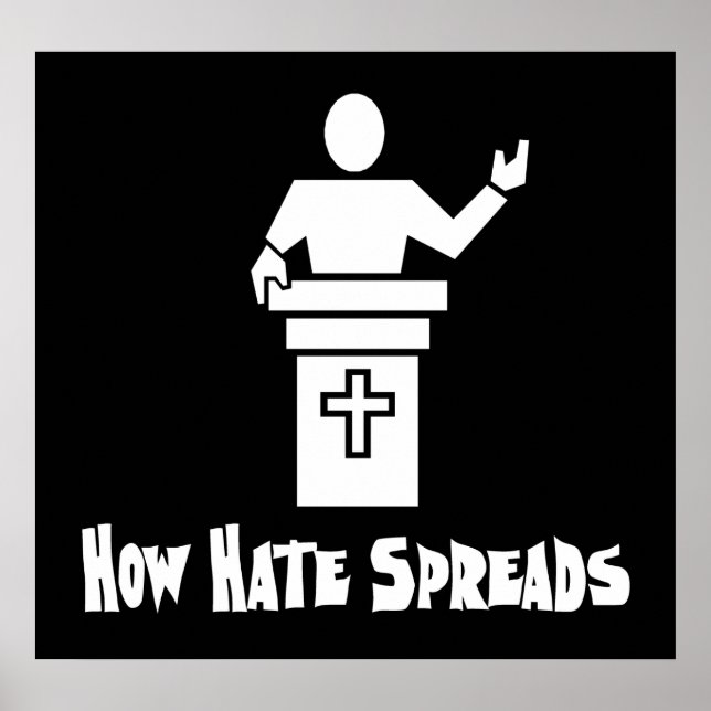 Hass von der Pulpit Poster (Vorne)