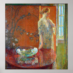 Hassam - Frühlingsmorgen 1909 Poster