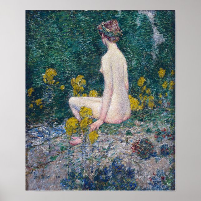 Hassam - Goldenrod 1908 Poster (Vorne)