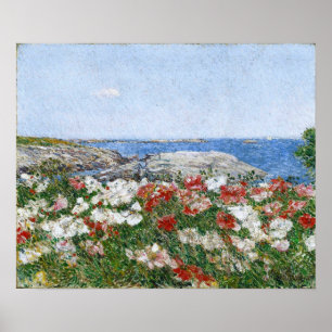 Hassam - Mohn auf den Isles Of Shoals 1890 Poster