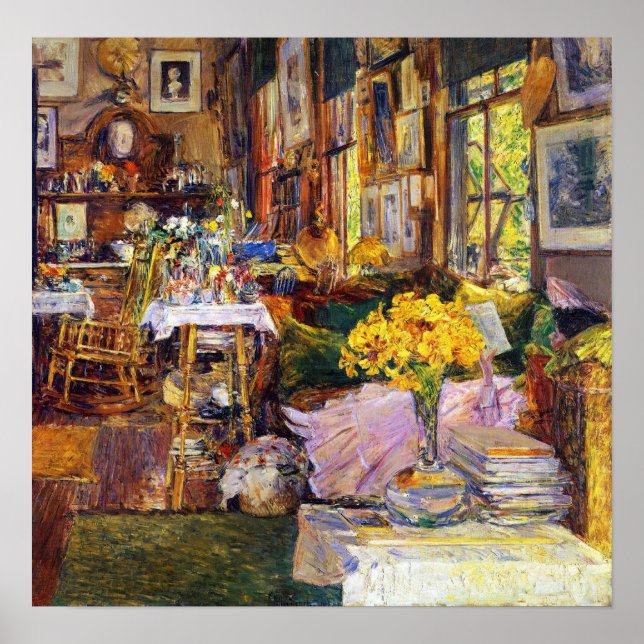 Hassam - Saal der Blume, 1894 Poster (Vorne)