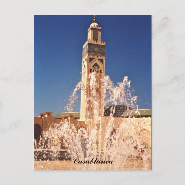 Hassan II Moschee - Casablanca Postkarte (Vorderseite)