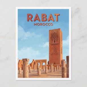 Hassan-Turm Rabat Marokko Postkarte