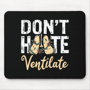 Hassen Sie nicht Beatmung Atemtherapie Pulmono _1 Mousepad