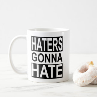 Hasser, die gehen zu hassen kaffeetasse