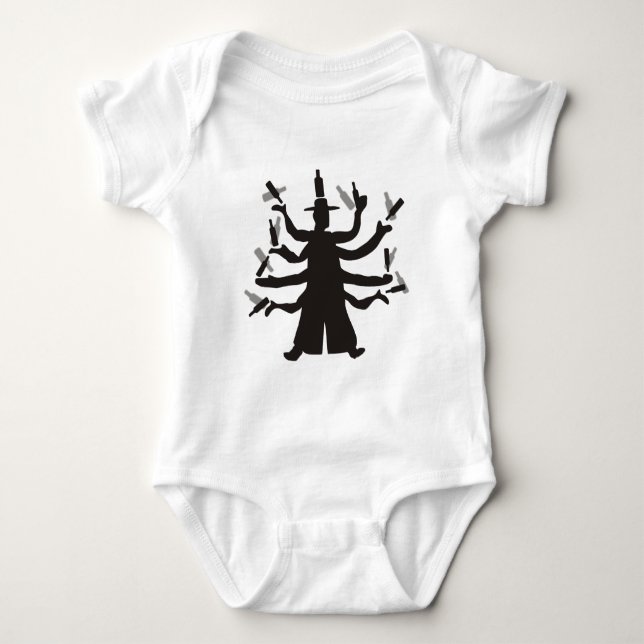 Hassidic Bottle Dance Baby Strampler (Vorderseite)