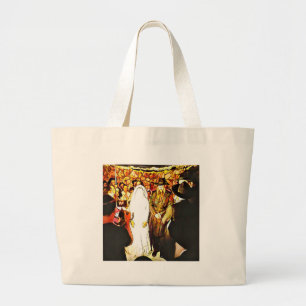 Hassidic Hochzeit Jumbo Stoffbeutel