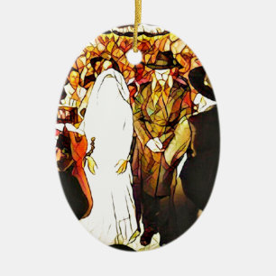 Hassidic Hochzeit Keramik Ornament