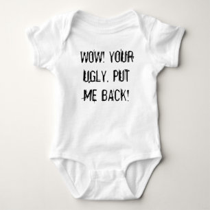 Hässlich Baby Strampler