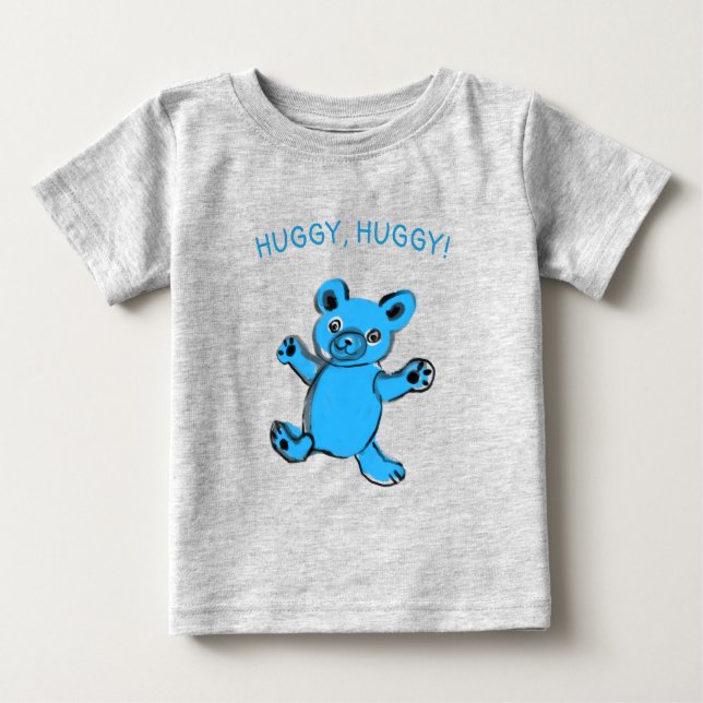 hässlich, hässlich, Teddybär, Baby T - Shirt (Vorderseite)