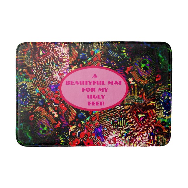 Hässliche Füße Badmatte Badematte (Vorderseite)