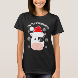 Hässliche Mooey-Weihnachtskuh T-Shirt
