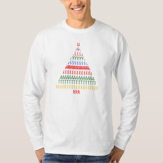 Hässliche Strickjacke - Weihnachtsbaum T-Shirt