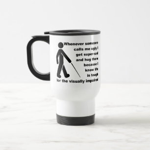 Hässliche Umarmungs-lustige Reise-Tasse Reisebecher