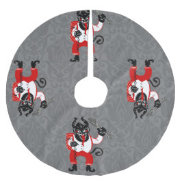 hässliche Weihnachten krampus xmas Monster antique Polyester Weihnachtsbaumdecke