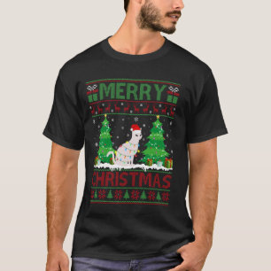 Hässliche Weihnachtsbaumbeleuchtung Laser Augen Ka T-Shirt