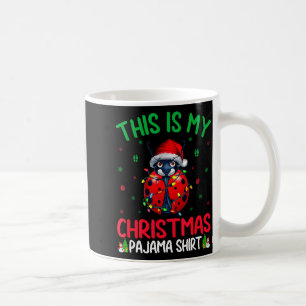 Hässliche Weihnachtsbaumlichter Santa Marienkäfer Kaffeetasse