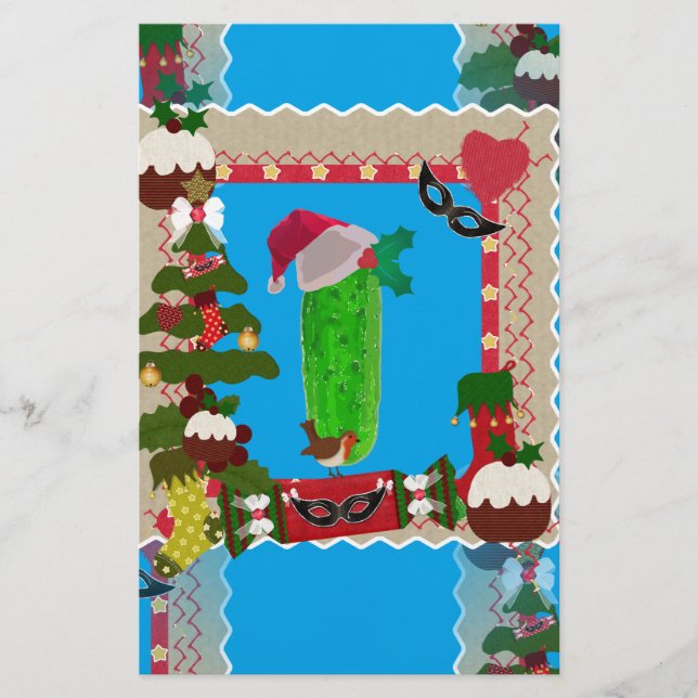 hässliche Weihnachtsfeige Briefpapier (Vorderseite)