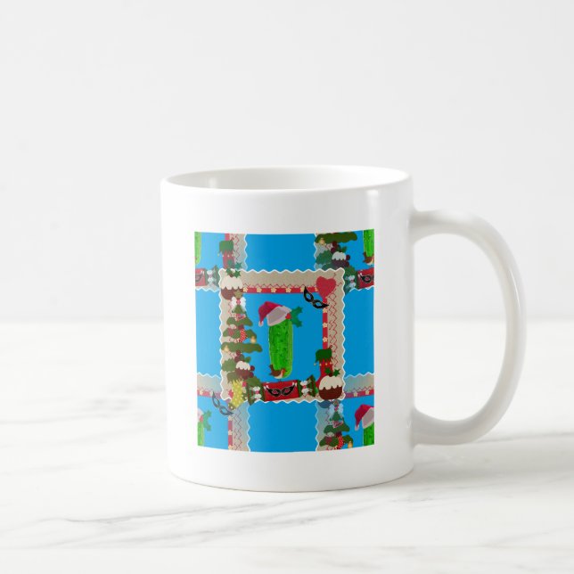 hässliche Weihnachtsfeige Kaffeetasse (Rechts)