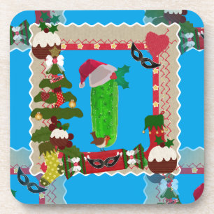 hässliche Weihnachtsfeige Untersetzer