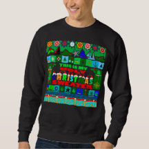 Hässliche Weihnachtsnautischstrickjacke für