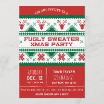 Hässliche WeihnachtsParty Einladung