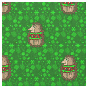 hässliche Weihnachtspullover Igel Stoff