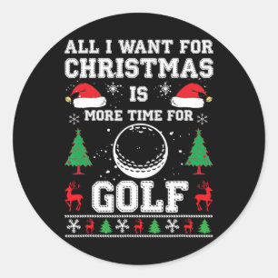 Hässliche Weihnachtsshirt Herren Dry Fit Golf Weih Runder Aufkleber