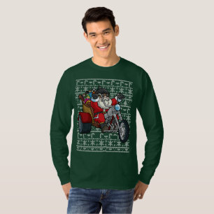 Hässliche Weihnachtsstrickjacke Weihnachtsmann au T-Shirt