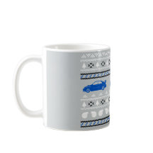 Hässliche Weihnachtsturbo-Auto-Tasse