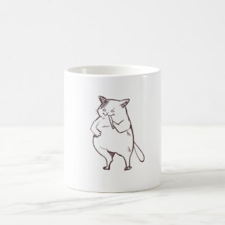 hässlicher Katzenbecher Kaffeetasse
