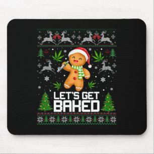 Hässlicher Pullover Unkraut Weihnachten Xmas Mousepad