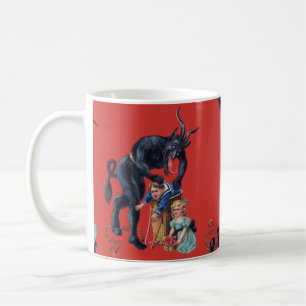 hässlicher Weihnachts-Krampus Antikrot Kaffeetasse