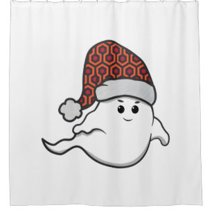 hässlicher Weihnachtsgeistesteppich Duschvorhang
