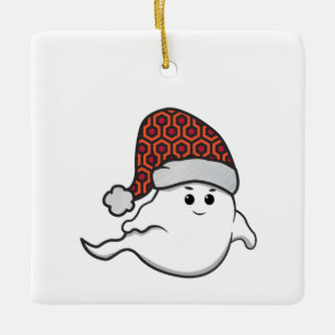 hässlicher Weihnachtsgeistesteppich Keramikornament