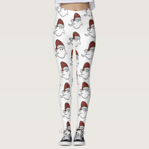 hässlicher Weihnachtsgeistesteppich Leggings