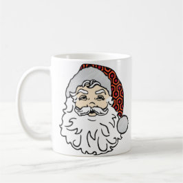 hässlicher Weihnachtslieder aus dem santa claus mi Kaffeetasse