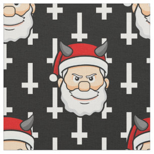 hässlicher Weihnachtsmann böser Nikolaus Stoff