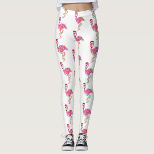 hässlicher Weihnachtsmann Flamingo Leggings