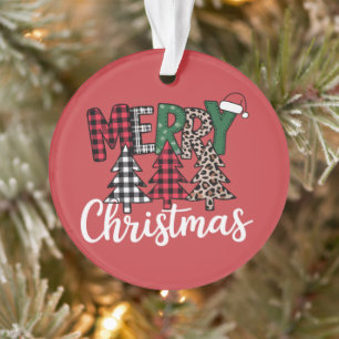 Hässlicher Weihnachtsmann Merry and Bright Weihnac Ornament