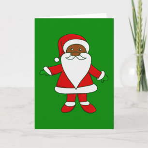 hässlicher Weihnachtsmann schwarzer afroamerikanis Einladung