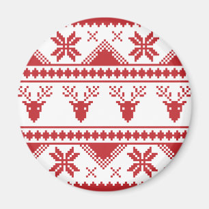 hässlicher Weihnachtspullover Magnet