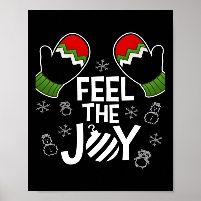 Hässlicher Weihnachtspullover  Poster (Vorne)