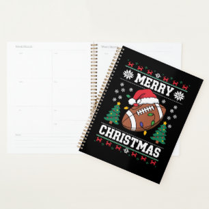 Hässlicher Weihnachtspullover-Stil Santa American Planer