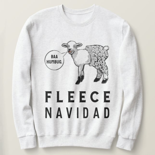 Hässlicher Weihnachtspullover Sweatshirt (Design vorne)