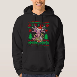 Hässliches Anime-Weihnachts-Sweatshirt Kawaii Axol Hoodie