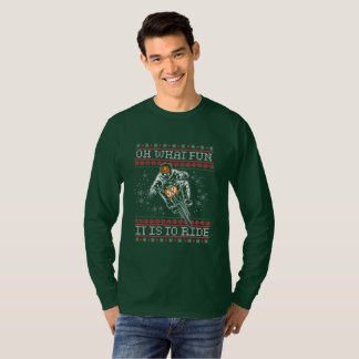 Hässliches Fahrrad des WeihnachtenBMX oh, welchen T-Shirt