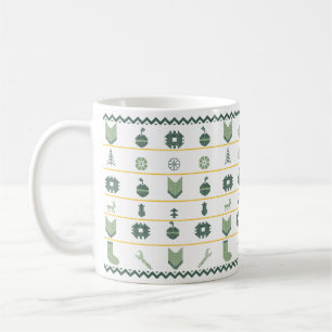 Hässliches frohes Weihnachten Kaffeetasse