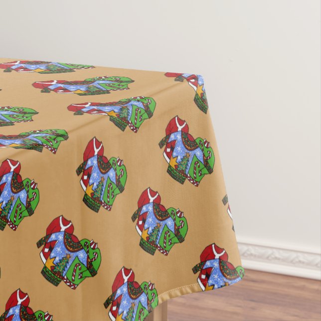 hässliches Pullover Tischdecke (Beispiel)